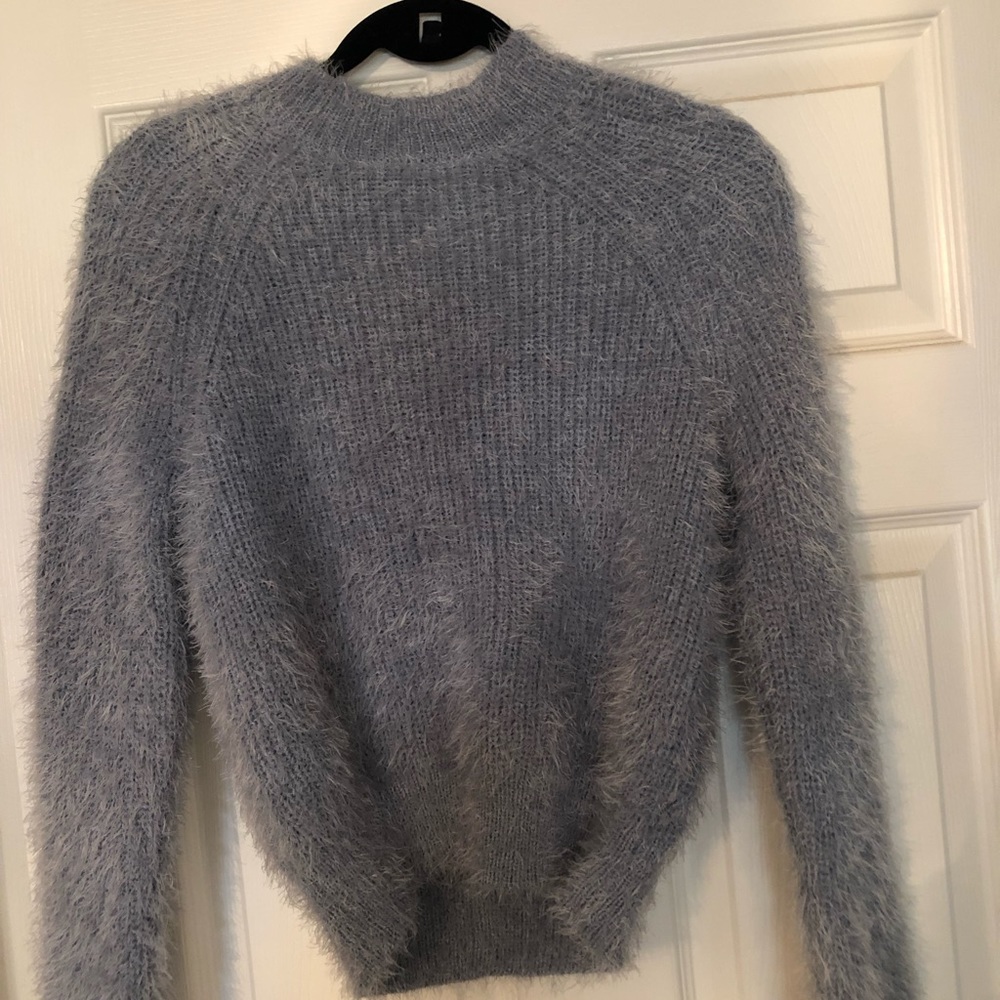 Super cute, fuzzy sweater!